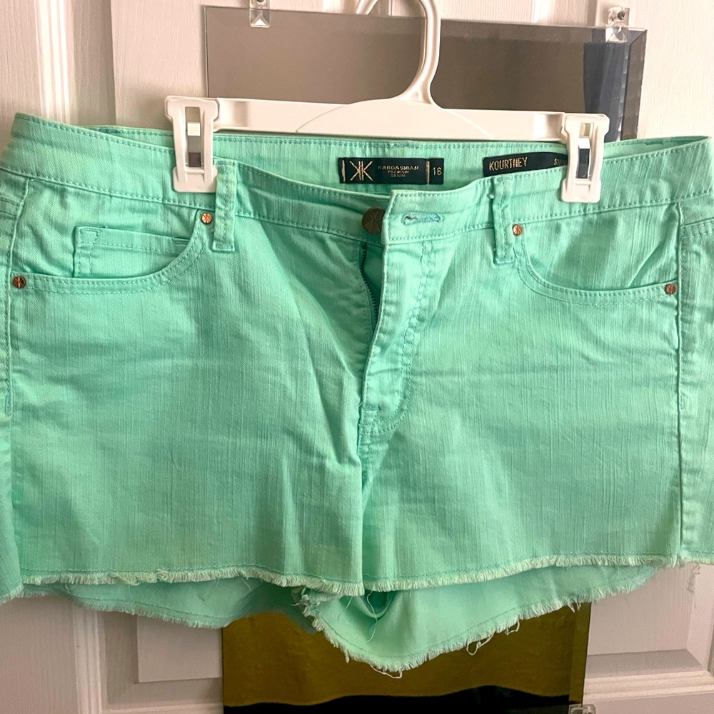 Women’s Kardashian shorts - Green/Mint color